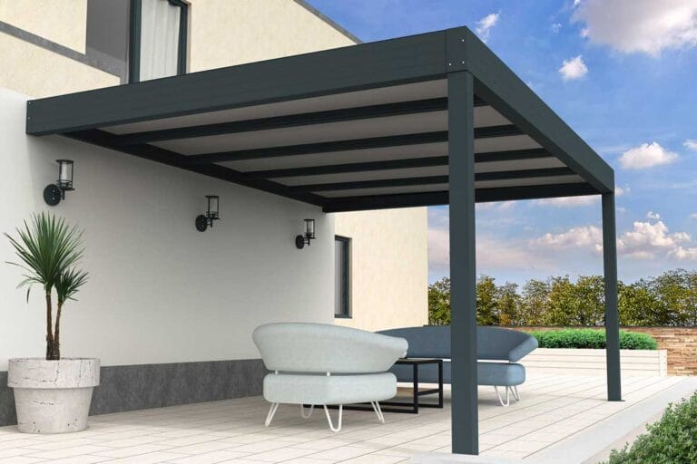 Duvar Tipi Pergola Akıllı tente