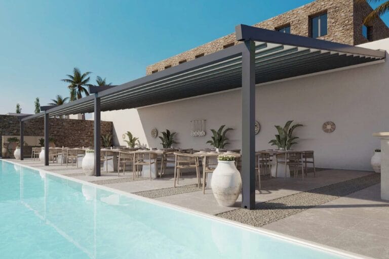 L Model Pergola Tente