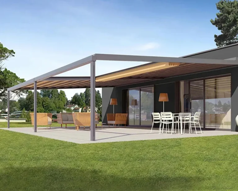 ileri Geri Çekilebilir Villa Pergola Tente