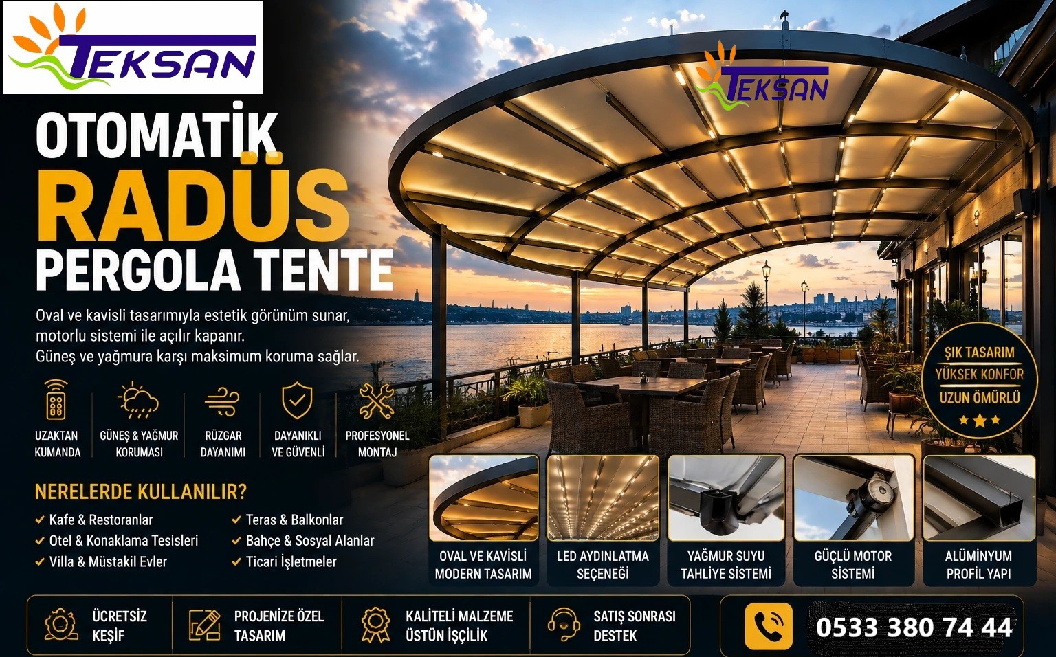 Oval Pergola Tente