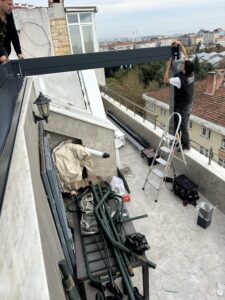 Çatı Pergola Tente Montajı