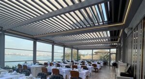 Gold Bioklimatik Pergola Tente