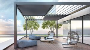 Tek Tuşla Açılan Bioklimatik Pergola Tente