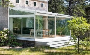 Bespoke Pergola Balkon Tente